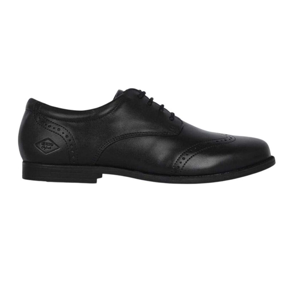 Lee Cooper Girls Isabella Leather Brogues / Black